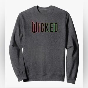 “WICKED” Gray Men's Sweater